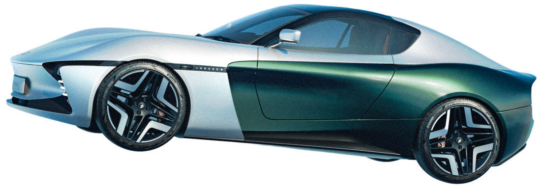 Floating Cut out of longbow roadster